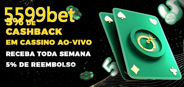 Promoções do cassino ao Vivo 5599bet